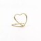 Gold 10 Sign Holders 1" Heart Metal Place Card Table Number Stands Party Events